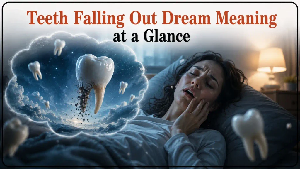 Teeth Falling Out Dream Meaning at a Glance