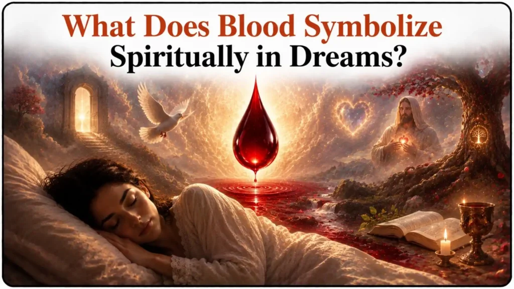 What Does Blood Symbolize Spiritually in Dreams