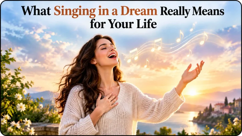 What Singing in a Dream Really Means for Your Life