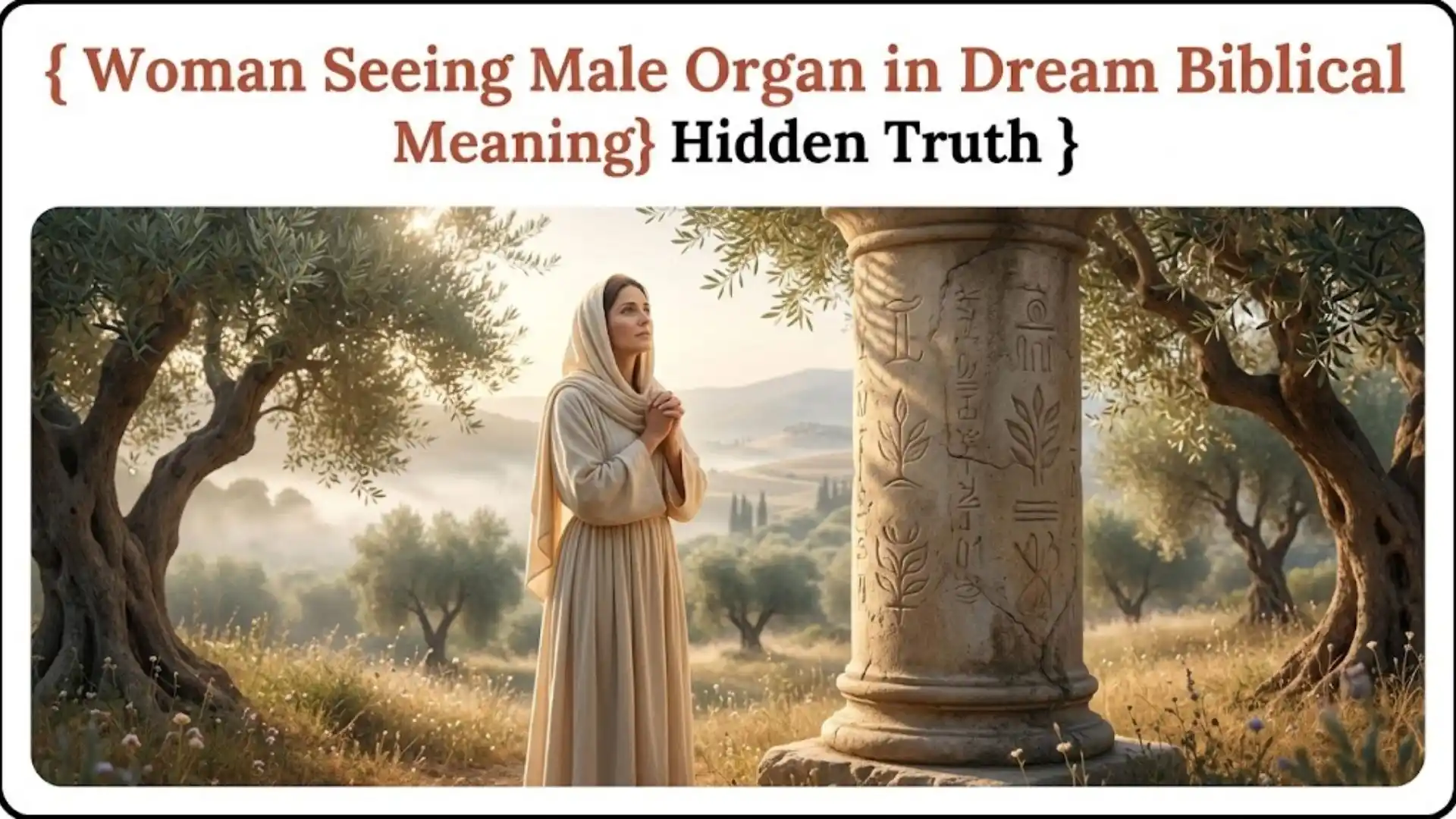 Woman Seeing Male Organ in Dream Biblical Meaning Hidden Truth